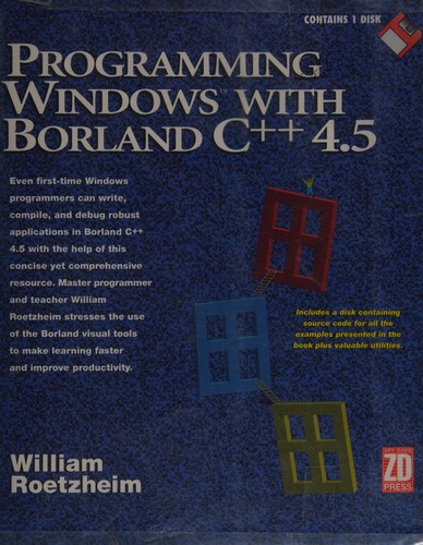 Cover for Programming Windows with Borland C++ 4.5