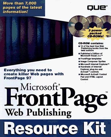 Cover for Microsoft Frontpage Web Publishing Resource Kit