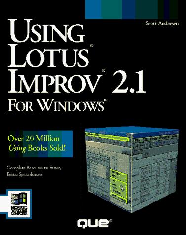 Cover for Using Lotus Improv 2.1 for Windows