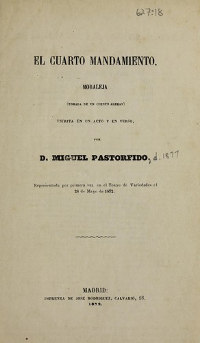 Cover for El cuarto mandamiento