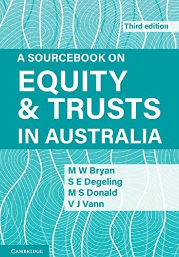 Cover for Sourcebook on Equity and Trusts in Australia