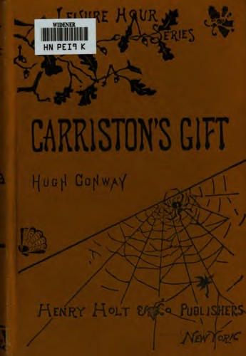 Cover for Carriston's gift, and other tales