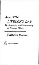 Cover for All the livelong day