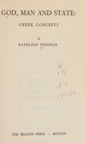 Cover for God, Man and State