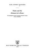 Cover for Dante and the "Roman de la Rose"