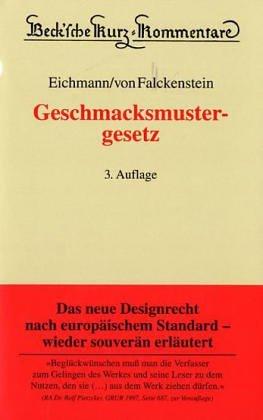 Cover for Geschmacksmustergesetz