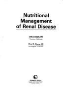 Cover for Nutritional management of renal disease