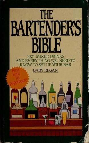 Cover for The bartender's bible