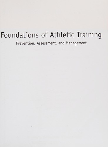 Cover for Foundations of Athletic Training