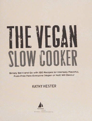 Cover for The vegan slow cooker
