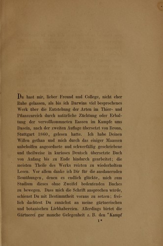 Cover for Die Darwinsche theorie und die sprachwissenschaft