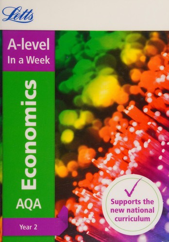 Cover for Letts a-Level Revision Success - a-level Economics Year 2 in a Week