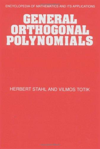 Cover for General orthogonal polynomials