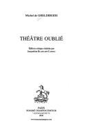 Cover for Théâtre oublié