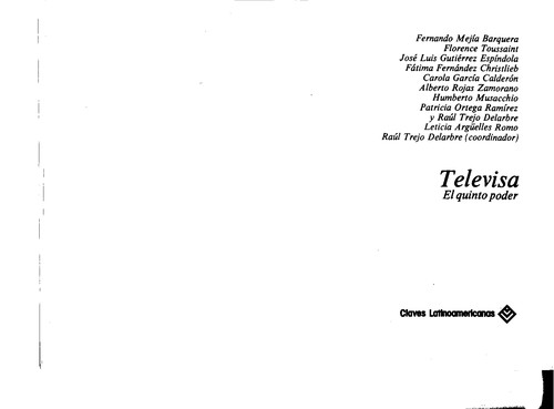 Cover for Televisa