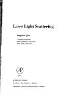 Cover for Laser light scattering.