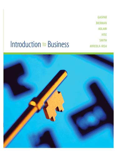 Cover for Gaspar, Introduction to Business