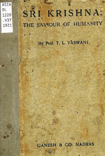 Cover for Sri Krishna, the saviour of humanity