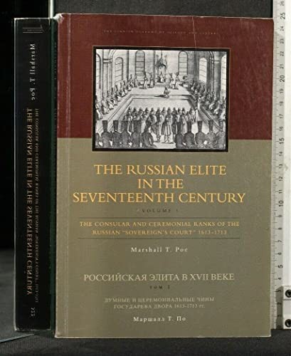 Cover for The Russian elite in the seventeenth century