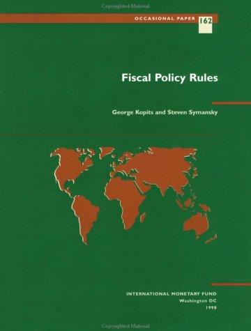 Cover for Fiscal policy rules
