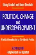 Cover for Political change and underdevelopment