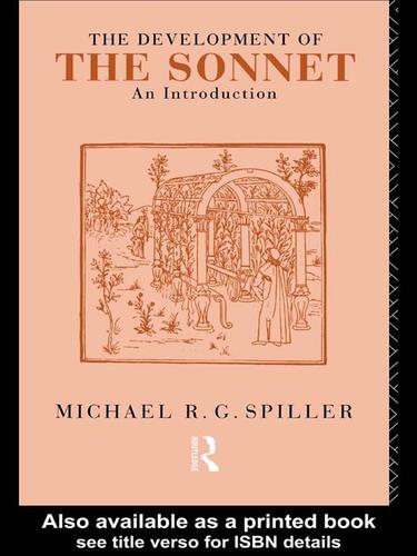 Cover for The Development of the Sonnet