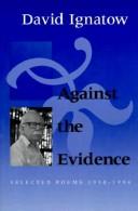 Cover for Against the evidence