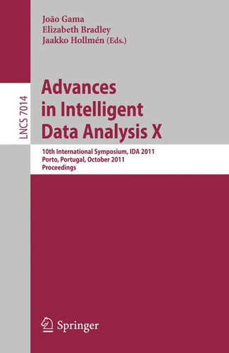 Cover for Advances in intelligent data analysis X