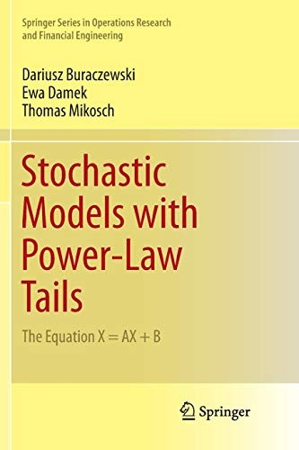 Cover for Stochastic Models with Power-Law Tails
