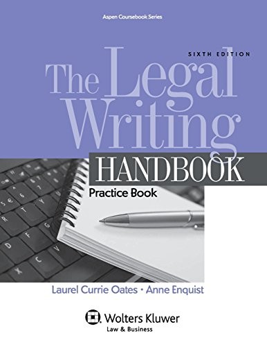 Cover for Legal Writing Handbook