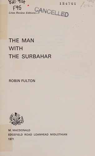 Cover for The man with the surbahar.