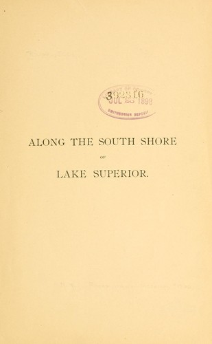Cover for Lake Superior along the south shore