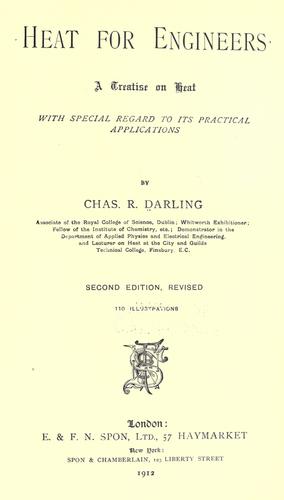 Cover for Heat for engineers