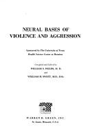 Cover for Neural bases of violence and aggression