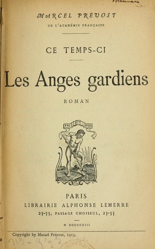 Cover for Les anges gardiens
