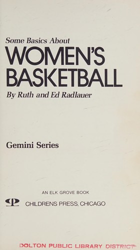 Cover for Some basics about women's basketball
