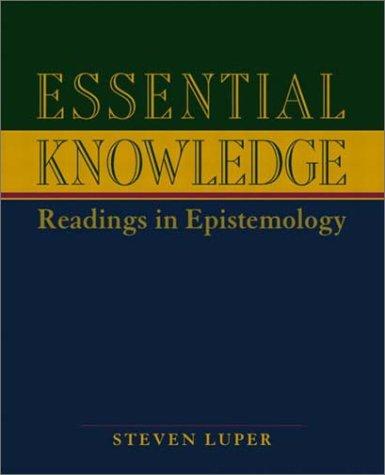 Cover for Essential knowledge