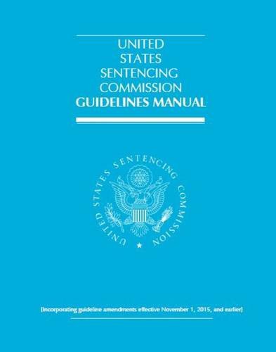 Cover for United States Sentencing Commission Guidelines Manual