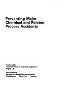 Cover for Preventing major chemical and related process accidents.