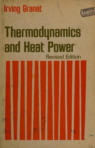 Cover for Thermodynamics and heat power.