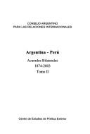 Cover for Argentina, Perú