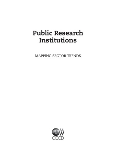 Cover for Public research institutions