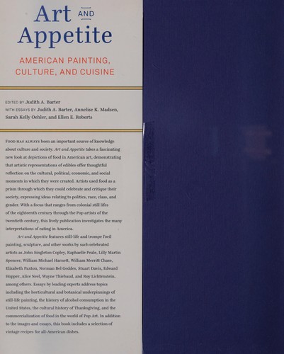 Cover for Art and appetite