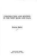 Cover for Construction and housing on the West Bank and Gaza