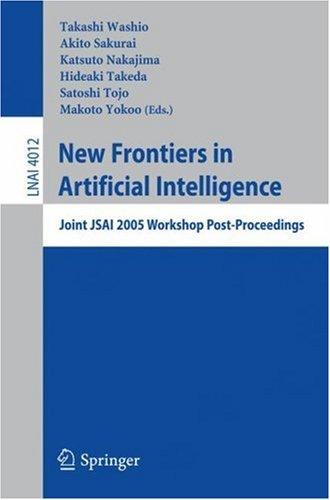 Cover for New Frontiers in Artificial Intelligence