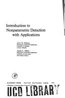 Cover for Introduction to nonparametric detection with applications