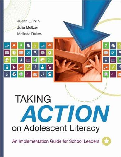 Cover for Taking Action on Adolescent Literacy