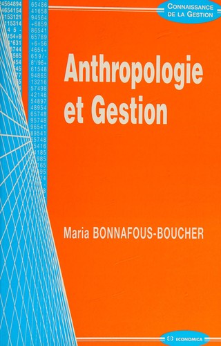 Cover for Anthropologie et gestion