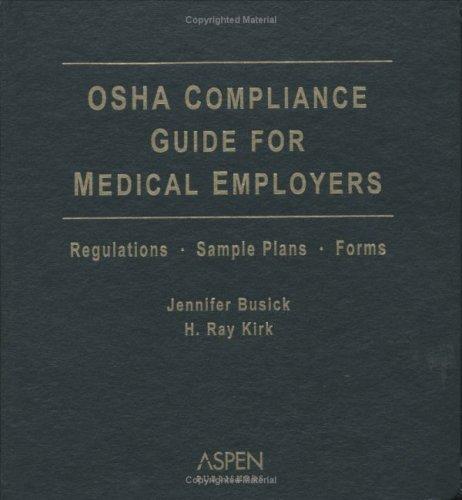 Cover for Osha Compliance Guide for Medical Employers