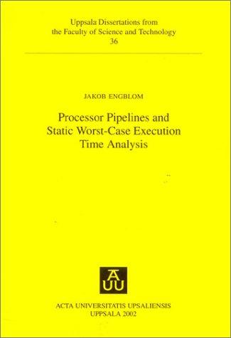 Cover for Processor Pipelines & Static Worst-Case Execution Time Analysis